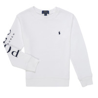 textil Børn Sweatshirts Polo Ralph Lauren LS CN-KNIT SHIRTS-SWEATSHIRT Hvid