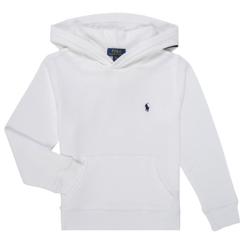 textil Børn Sweatshirts Polo Ralph Lauren PO HOOD-KNIT SHIRTS-SWEATSHIRT Hvid