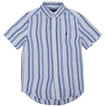 textil Dreng Skjorter m. korte ærmer Polo Ralph Lauren 323934866001 Blå / Himmelblå / Hvid