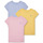 textil Pige T-shirts m. korte ærmer Polo Ralph Lauren TEE BUNDLE-SETS-GIFT BOX SET Flerfarvet