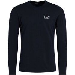 textil Herre Langærmede T-shirts Emporio Armani EA7 8NPT55 PJM5Z Blå
