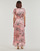 textil Dame Lange kjoler Guess JUNA LONG Pink