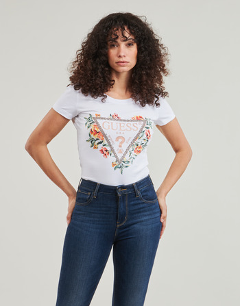 Guess TRIANGLE FLOWERS Hvid
