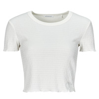 textil Dame T-shirts m. korte ærmer Guess CN SMOKED Hvid