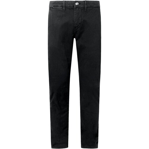textil Herre Chinos / Gulerodsbukser Pepe jeans PANTALON CHINO SLIM FIT NEGRO HOMBRE   PM211460C342 Sort