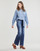textil Dame Jeans med vide ben Le Temps des Cerises BARCY Blå