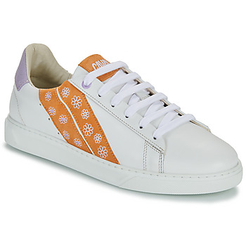 Sko Dame Lave sneakers Caval SLASH Hvid / Orange