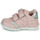Sko Pige Lave sneakers Geox B ELTHAN GIRL Pink / Sølv