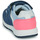 Sko Pige Lave sneakers Geox B ALBEN GIRL Blå / Pink
