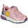 Sko Pige Lave sneakers Geox J SPACECLUB GIRL Pink / Violet