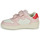 Sko Pige Lave sneakers Geox J WASHIBA GIRL Pink / Hvid