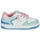 Sko Pige Lave sneakers Geox J WASHIBA GIRL Hvid / Grøn / Pink