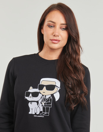 Karl Lagerfeld ikonik 2.0 sweatshirt Sort