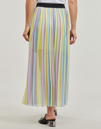Karl Lagerfeld stripe pleated skirt Flerfarvet