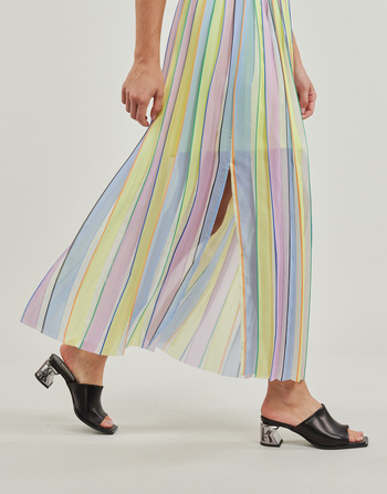 Karl Lagerfeld stripe pleated skirt Flerfarvet
