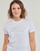textil Dame T-shirts m. korte ærmer Karl Lagerfeld rhinestone logo t-shirt Hvid