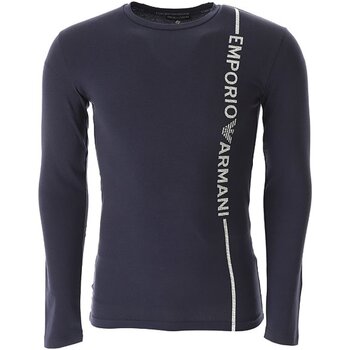textil Herre Langærmede T-shirts Emporio Armani 111023 3F523 Blå