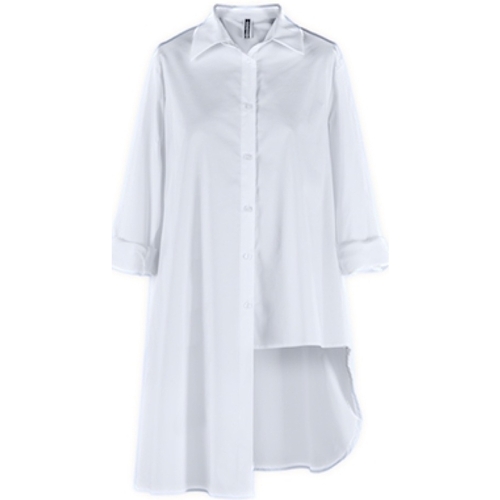 textil Dame Toppe / Bluser Wendy Trendy Shirt 220511 - White Hvid