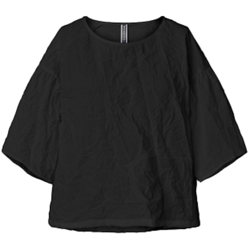 textil Dame Toppe / Bluser Wendy Trendy Top 221624 - Black Sort
