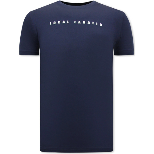 textil Herre T-shirts m. korte ærmer Local Fanatic 146180524 Blå