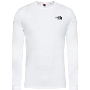 textil Dame T-shirts & poloer The North Face M LS SIMPLE DOME TEE Hvid