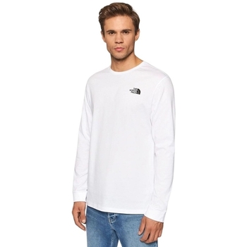 The North Face M LS SIMPLE DOME TEE Hvid