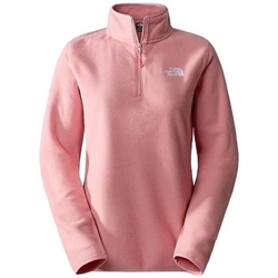 textil Dame Sweatshirts The North Face W 100 GLACIER 1/2 ZIP Pink