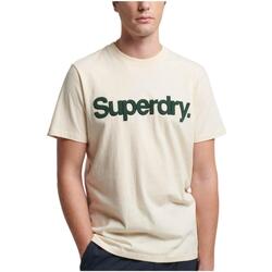 textil Herre T-shirts m. korte ærmer Superdry  Hvid