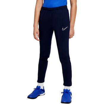 textil Pige Træningsbukser Nike PANTALON CHANDAL NIOS  ACADEMY CW6124 Blå