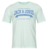 textil Herre T-shirts m. korte ærmer Jack & Jones JJELOGO TEE SS O-NECK 2 COL SS24 SN Blå