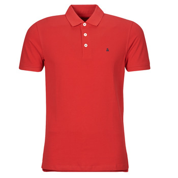 textil Herre Polo-t-shirts m. korte ærmer Jack & Jones JJEPAULOS POLO SS Rød