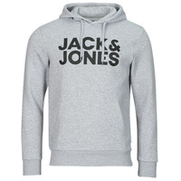 textil Herre Sweatshirts Jack & Jones JJECORP LOGO SWEAT HOOD Grå
