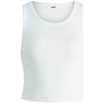 textil Dame Toppe / T-shirts uden ærmer Jack & Jones 12200401 FALLON Hvid