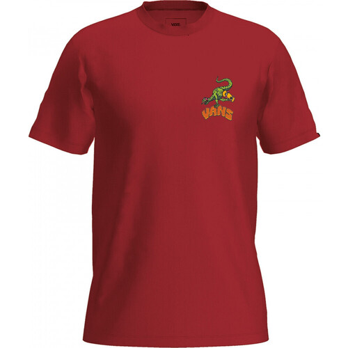 textil Dreng T-shirts & poloer Vans Dino egg plant ss Rød