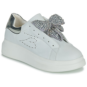 Sko Dame Lave sneakers Tosca Blu GLAMOUR Hvid / Sølv
