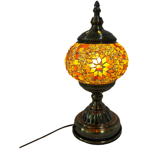 Indretning Bordlamper Signes Grimalt Mosaik Lampe Orange
