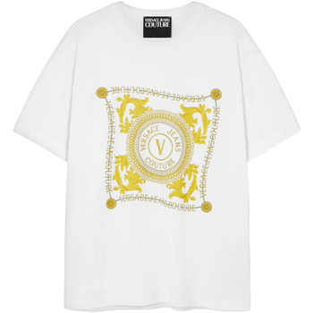 textil Herre T-shirts & poloer Versace  Hvid