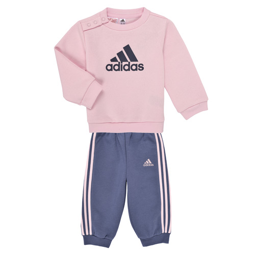 textil Pige Træningsdragter Adidas Sportswear I BOS LOGO JOG Pink / Grå