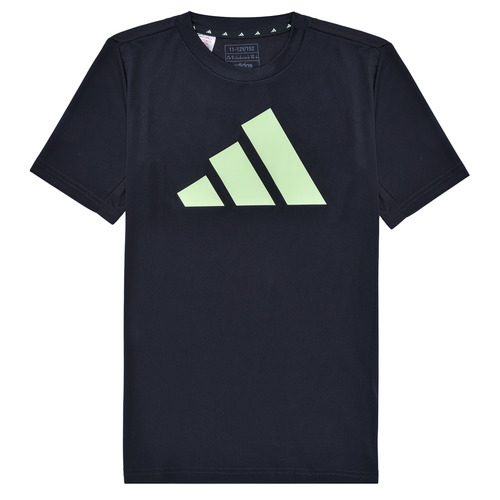 textil Dreng T-shirts m. korte ærmer Adidas Sportswear U TR-ES LOGO T Carbon / Grøn