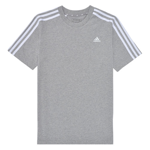 textil Børn T-shirts m. korte ærmer Adidas Sportswear U 3S TEE Grå / Hvid