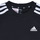 textil Børn T-shirts m. korte ærmer Adidas Sportswear LK 3S CO TEE Sort / Hvid