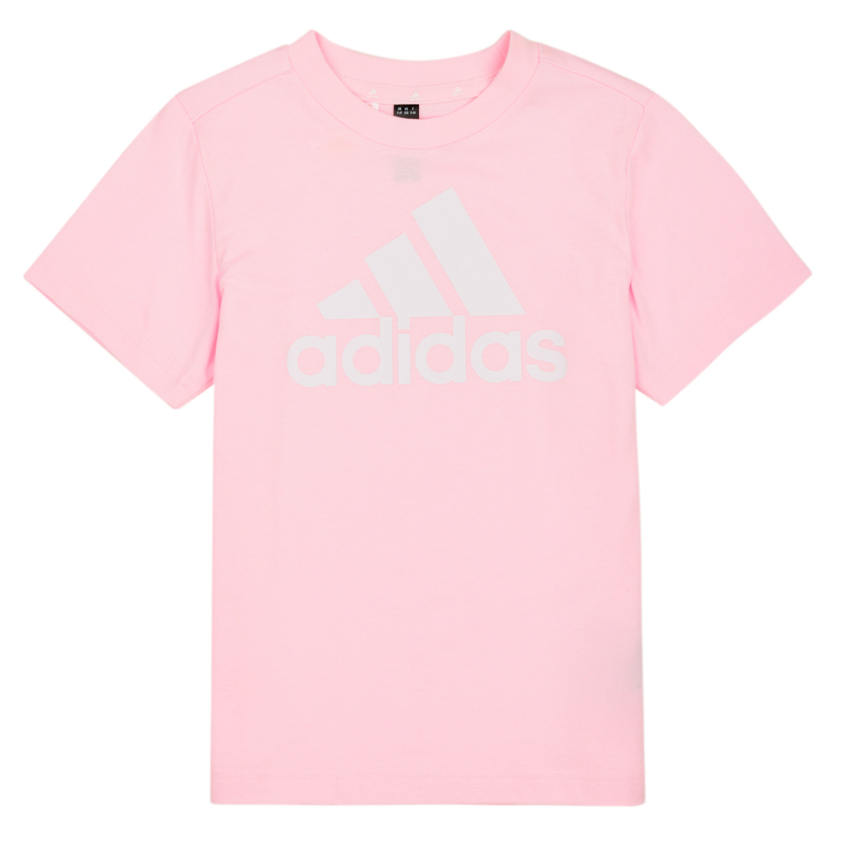 textil Pige T-shirts m. korte ærmer Adidas Sportswear LK BL CO TEE Pink / Hvid
