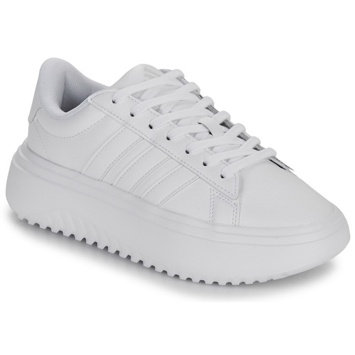Sko Dame Lave sneakers Adidas Sportswear GRAND COURT PLATFORM Hvid