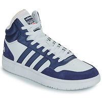 Sko Herre Høje sneakers Adidas Sportswear HOOPS 3.0 MID Marineblå / Hvid