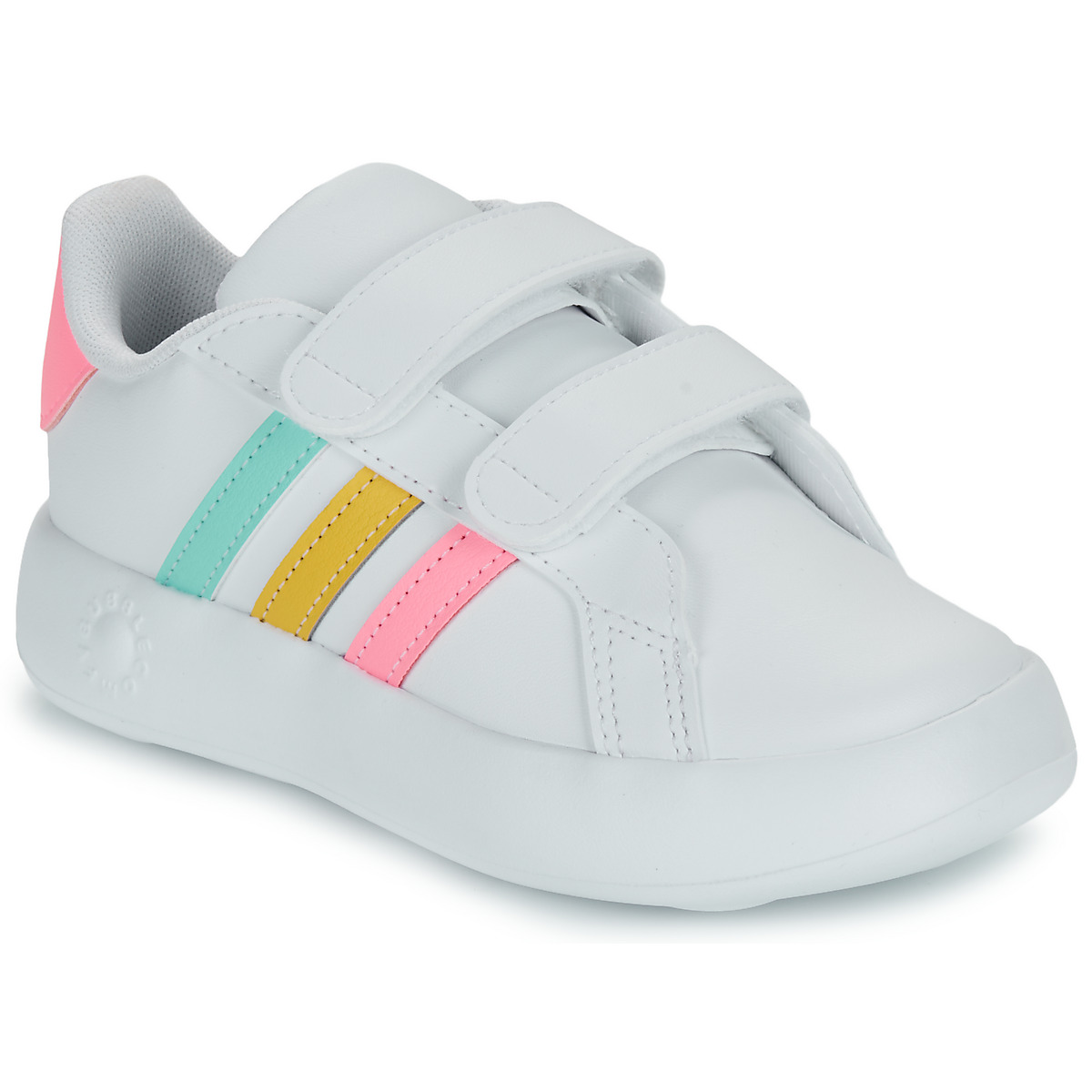 Sko Pige Lave sneakers Adidas Sportswear GRAND COURT 2.0 CF I Hvid / Flerfarvet
