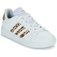 Sko Pige Lave sneakers Adidas Sportswear GRAND COURT 2.0 K Hvid / Leopard