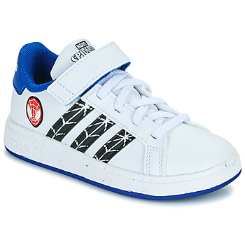 Sko Dreng Lave sneakers Adidas Sportswear GRAND COURT SPIDER-MAN EL K Hvid / Blå