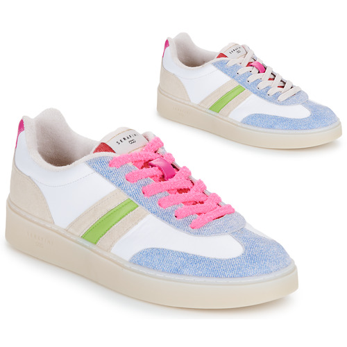 Sko Dame Lave sneakers Serafini COURT Hvid / Blå / Pink