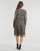 textil Dame Korte kjoler Vila VIFALIA V-NECK L/S DRESS/SU Brun