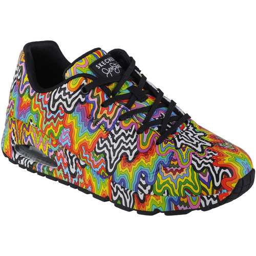 Sko Dame Lave sneakers Skechers Uno - Infinite Drip Flerfarvet